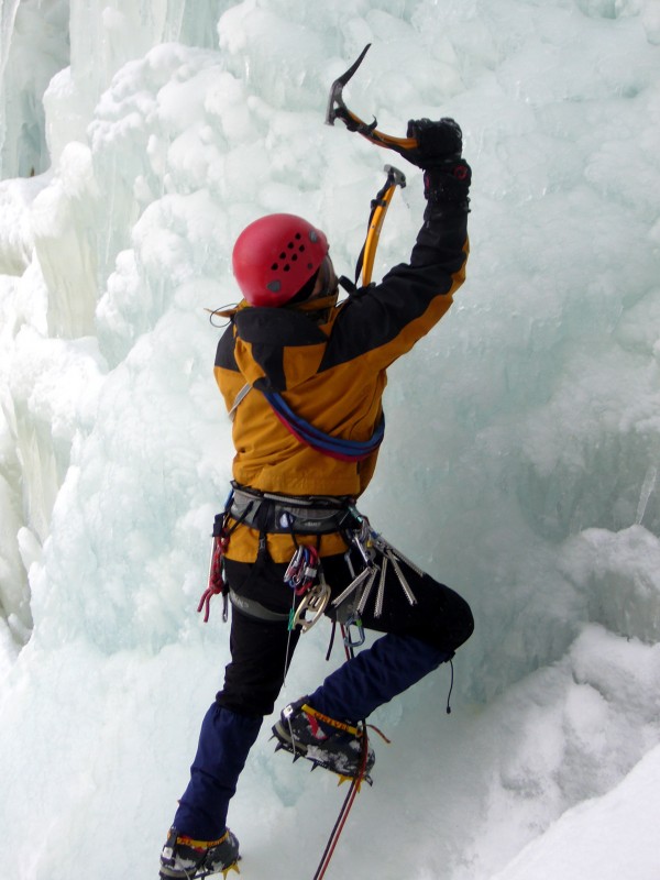 Kletterfotos Eisklettern