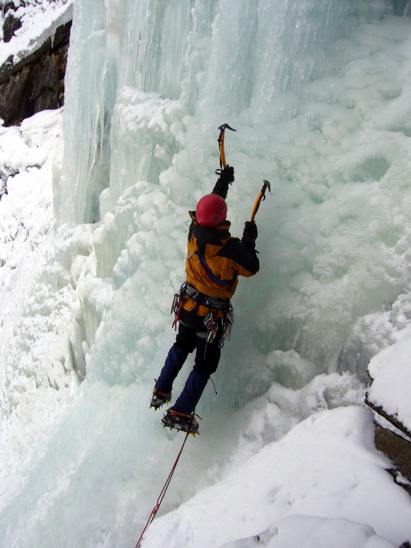 Kletterfotos Eisklettern