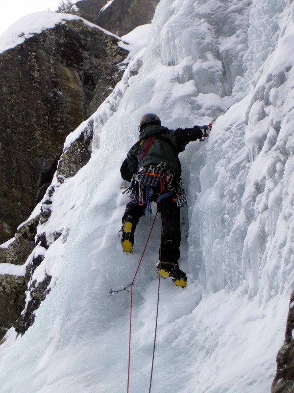 Kletterfotos Eisklettern