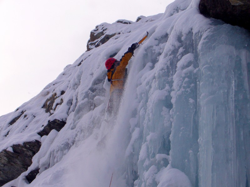 Kletterfotos Eisklettern