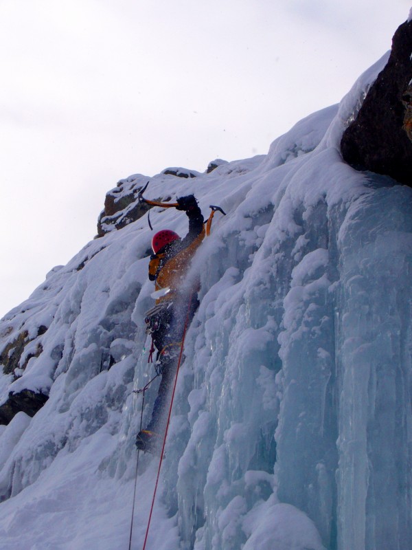 Kletterfotos Eisklettern