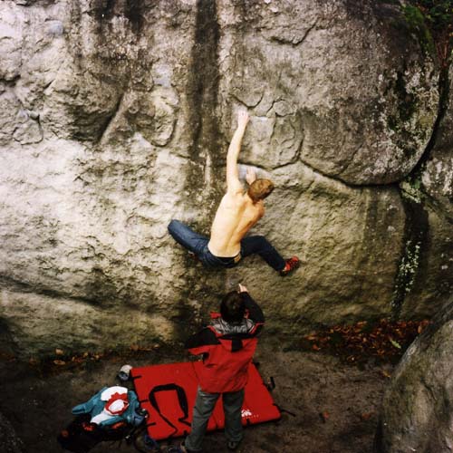 Kletterfotos Bouldern