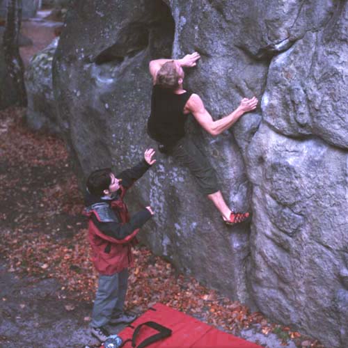 Kletterfotos Bouldern