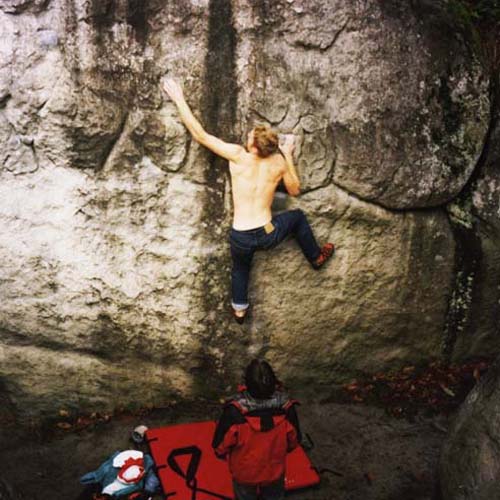 Kletterfotos Bouldern