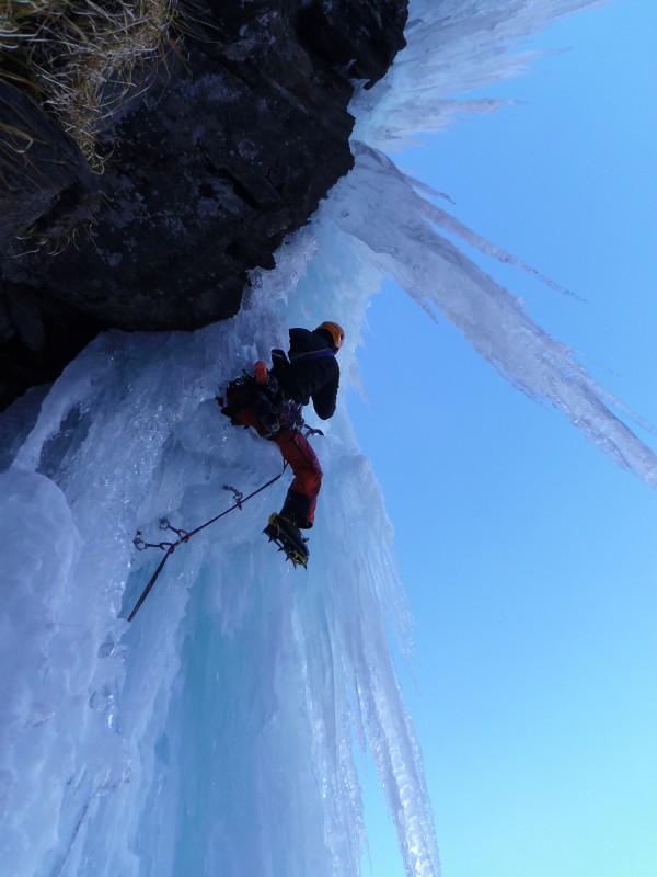 Kletterfotos Eisklettern