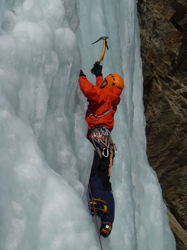 Kletterfotos Eisklettern