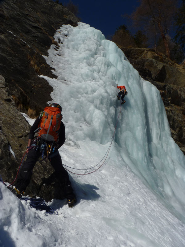 Kletterfotos Eisklettern