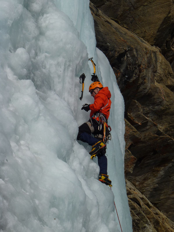 Kletterfotos Eisklettern