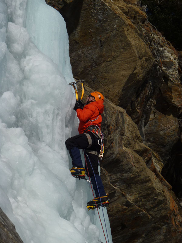 Kletterfotos Eisklettern