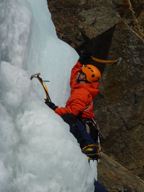 Kletterfotos Eisklettern