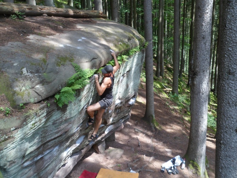 Kletterfotos Bouldern