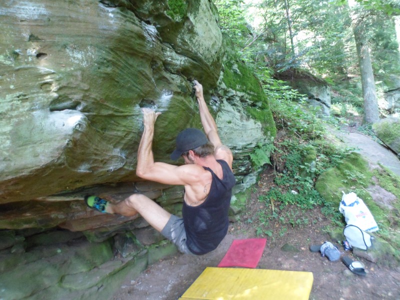 Kletterfotos Bouldern