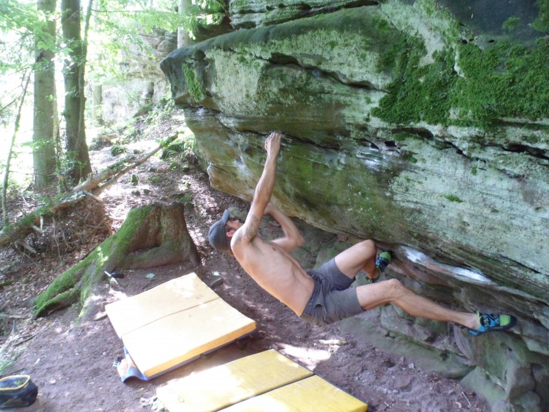 Kletterfotos Bouldern