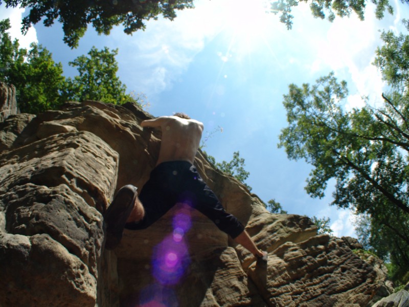 Kletterfotos Bouldern