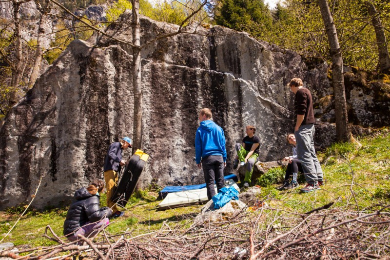 Kletterfotos Bouldern