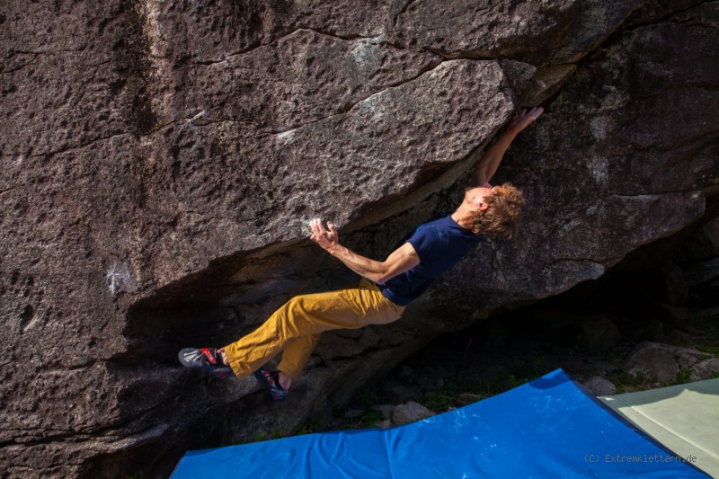 Kletterfotos Bouldern