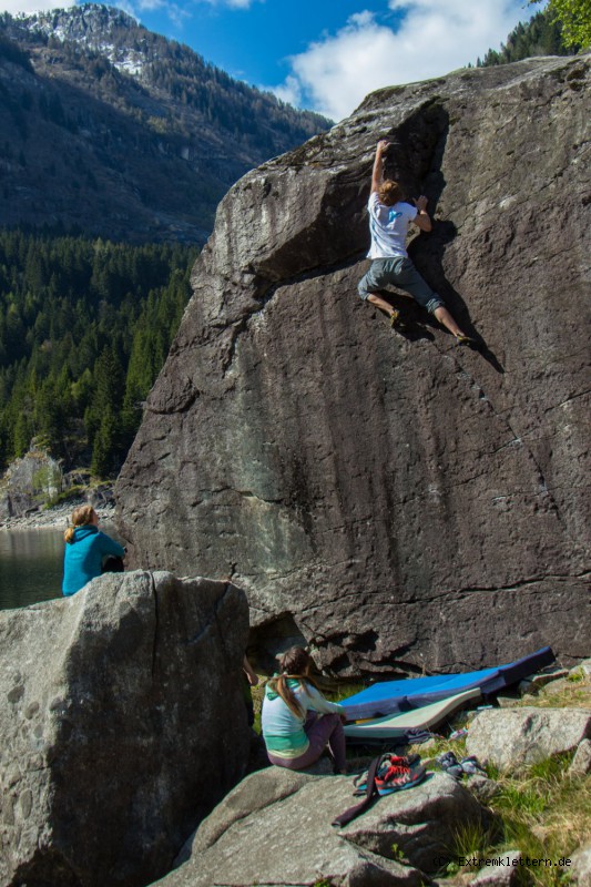 Kletterfotos Bouldern