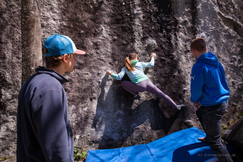 Kletterfotos Bouldern