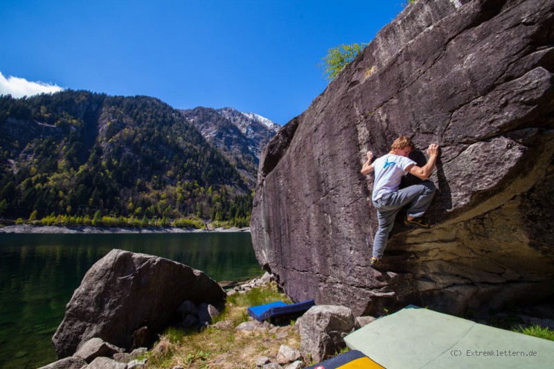 Kletterfotos Bouldern