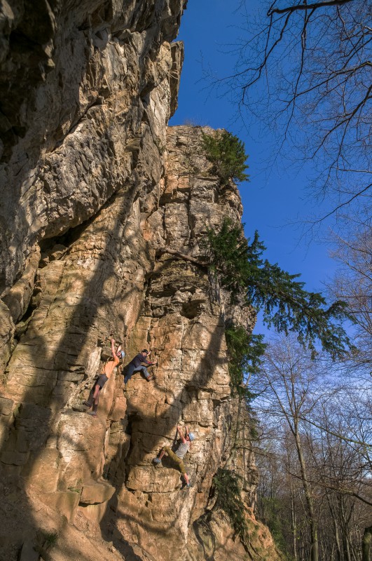 Kletterfotos Bergsteigen