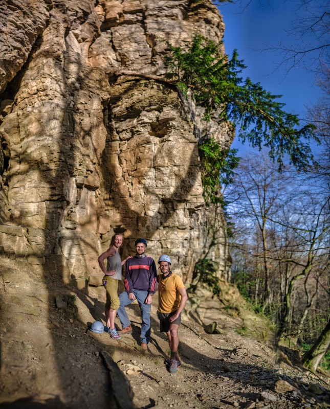 Kletterfotos Bergsteigen