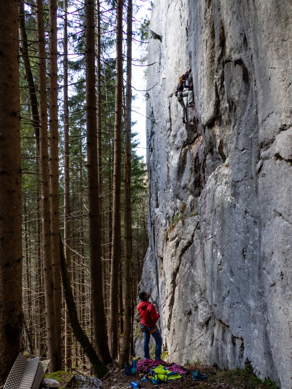 Kletterfotos Sportklettern