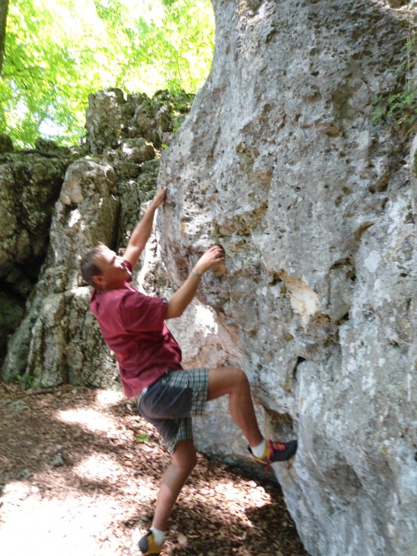 Kletterfotos Bouldern